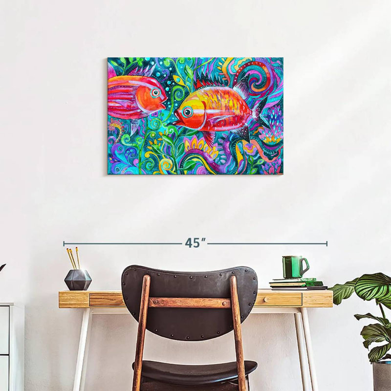 Brampt Underwater Fish, 20" H x 30" W