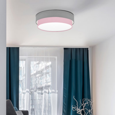 Elanaz Fabric Flush Mount