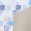 Tapis bleu / mauve / gris Aahron