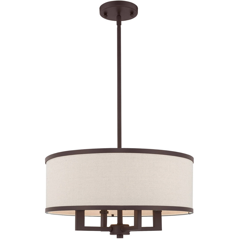 4 - Light Drum Chandelier
