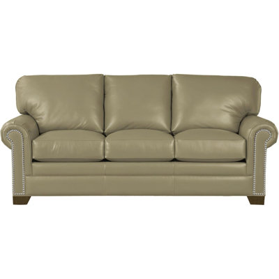 Niyan 86'' Genuine Leather Rolled Arms CAL117 Compliant Sofa -  Wildon HomeÂ®, 97563D8B05AF4229A0E68843AD2B6268