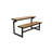 Ashton Steel Outdoor Bench