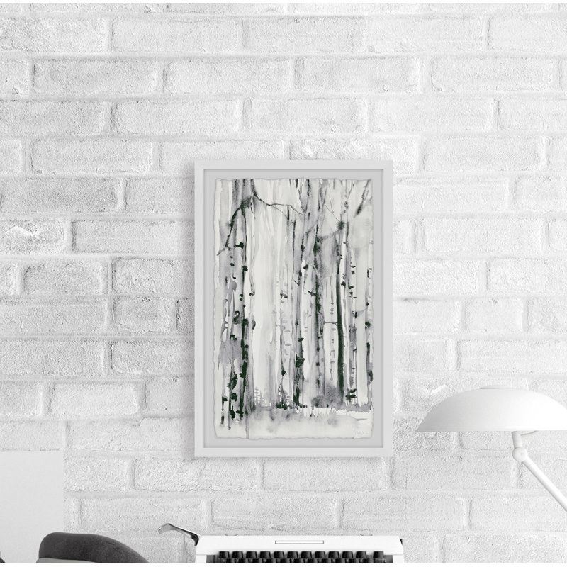 Woodland Patches by Parvez Taj - Single Picture Frame Painting, 30 cm H x 20 cm W