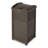 Suncast 17 in. W x 16 in. D Resin Wicker Trash Hideaway for Outdoor Waste Storage, Made in the USA-93720371
