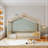 Mirian Solid Wood Youth Bed with Fence, House Bed, Platform Bed-2057848612-2057848615