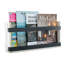 Porte-revues double en bois massif