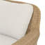 Elba 90.5" Outdoor Corner Sectional With Handwoven All-Weather Wicker