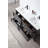 Gonzalo 55'' Double Bathroom Vanity with Acrylic Top-35980504
