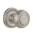Rope Rosette with Mission Door Knob