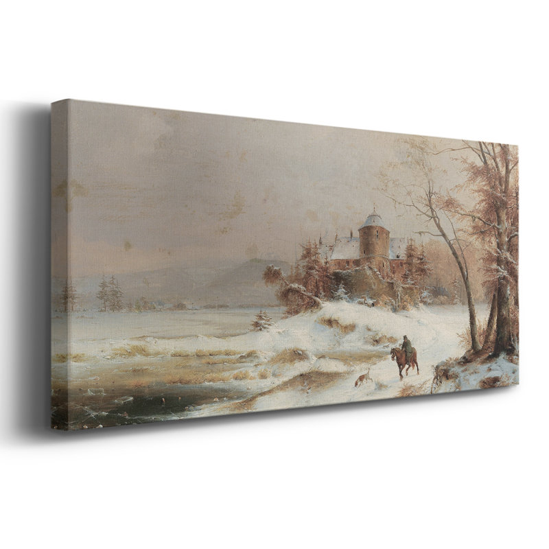 Série paysage - Dxli - Toile tendue avec châssis - Prêt à accrocher, H 12 po x l 30 po