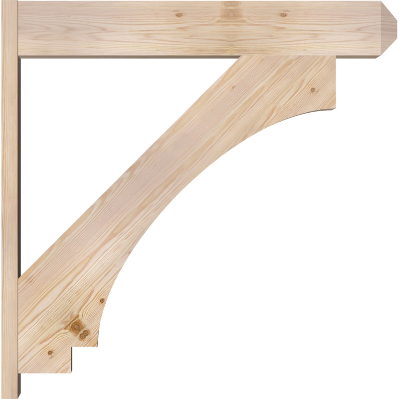 Persienne impériale, Sapin Douglas de 7 1/2 po (lisse), P 40 po x H 40 po