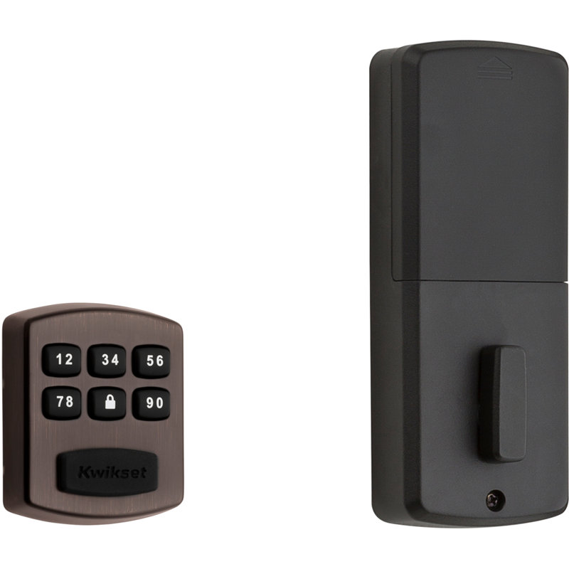 Kwikset Keywayless Electronic Smart Code Deadbolt, Venetian Bronze