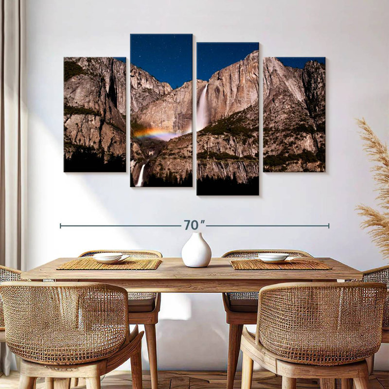 Alvord Waterfall Moonbow, 42'' H x 68'' W