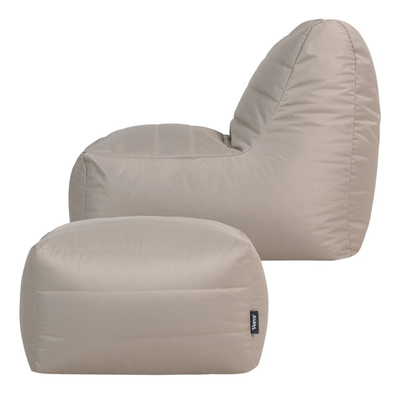  Patio Lounge Garden Chair, Beige