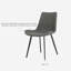 Ensemble de 4 chaises de salle à manger modernes, chaises de salle à manger en métal, chaises d'appoint de salle à manger minimalistes-20686898