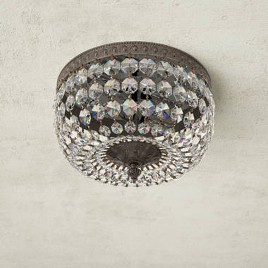 Linal 3 Light Crystal Flush Mount