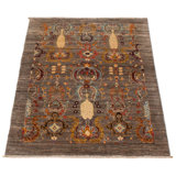 Tapis taupe Ghazni 3 pi 1 po x 4 pi 8 po