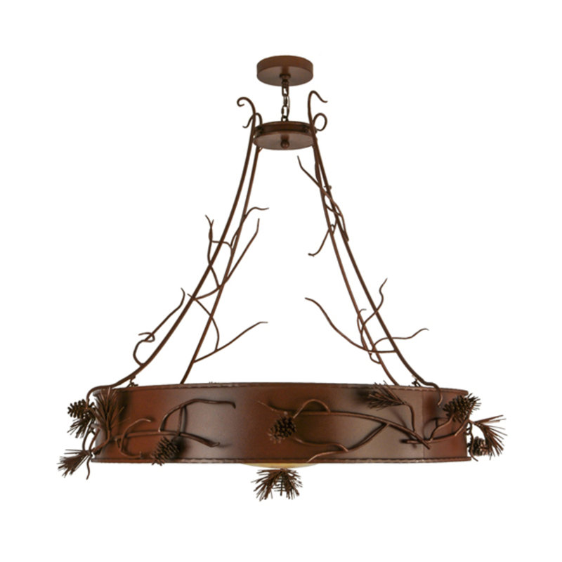 Woodland Pine 8 - Light Chandelier