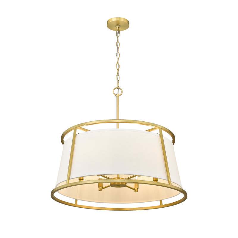 Luminaire suspendu tambour 6 lumières
