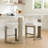 Upholstered Solid Wood Counter Stool-278287508