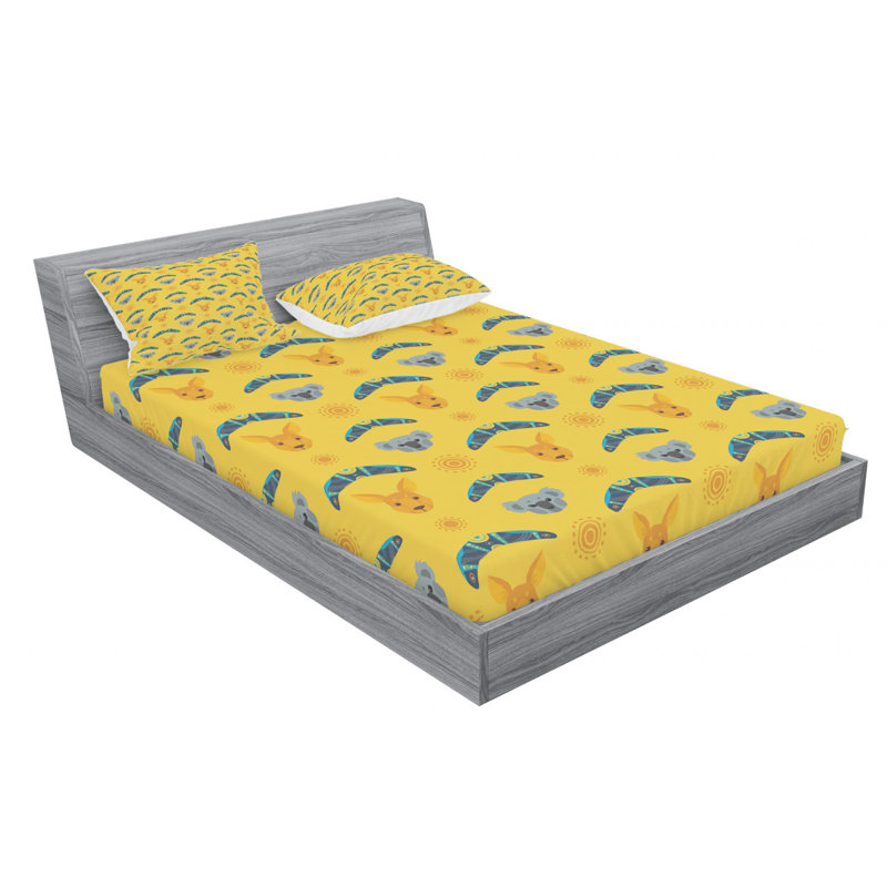 Microfiber Sheet Set, Queen Sheet Set + Fitted Sheet + 2 Pillowcases