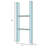 Macrame Hanging 4 ft Blanket Ladder