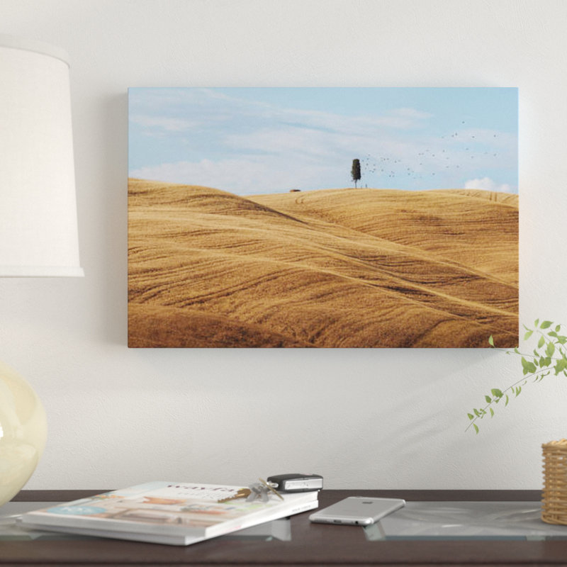 «Summer in Tuscany», reproduction de photo sur toile, H 8 po x l 12 po x P 0,75 po, Toile tendue, Pas de tapis