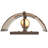 Rustic Lodge Flush Mounted Sconce
