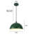 2- light 11.8inches Modern Green Dome Single Pendant Light For Kitchen,Restaurant Room Aisle-214436362