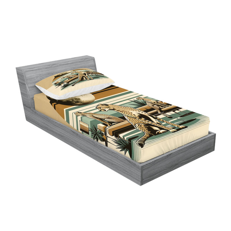 Drap-housse et taie décorative Ambesonne, Simple TG