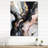 Splash Marble - Abstract Marble Wall Clock-98990201