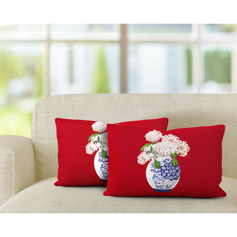Coussin intérieur / extérieur Lumbar, Rouge