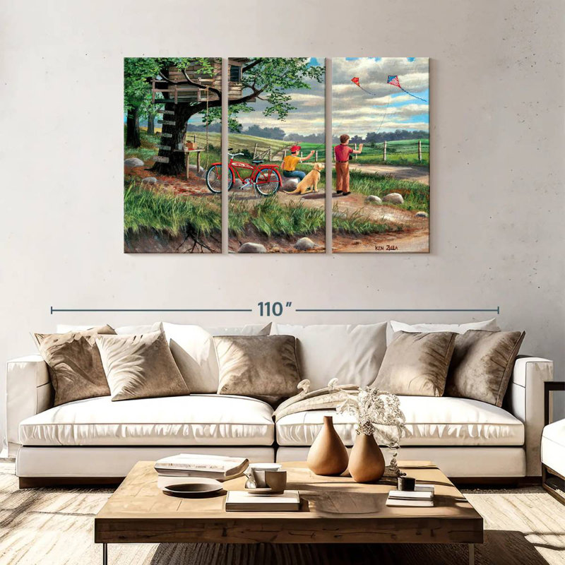 Senne Catching The Wind, 48" H x 74" W