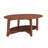Monterey 48 in. L Oval Mid-Century Modern Wood Coffee Table in Warm Chestnut Finish; Tabletop Thickness 0.5 in. , Modern Take on Mid-Century Design; Accent Piece for Living Room, Living Room Furniture