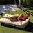 Big Joe Lux Chaise Premium Inflatable Pool Float, Cape Stripe, UV Protected-110476104-126227412