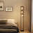 3 - Light Boho Farmhouse Rattan 63.98" Floor Lamp