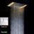 Venice BathSelect Ceiling Mount LED Shower Head Spa-Like Romantic Ambiance with Color Lighting