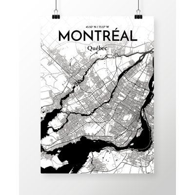 " Montreal City Map "