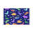Navy Cartoon Dinosaur Area Rug, 5' x 7' for Kids Bedroom & Playroom