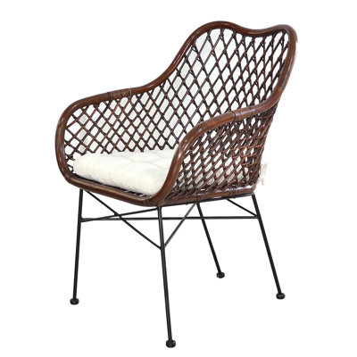 Fauteuil capitonné L 23,6 po Loreen