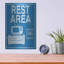 «Rest zone» par Ed Wargo, art mural en métal-1497145419