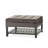 Rectangle Tufted Upholstered PU Ottoman