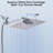 Shower Head Bundle: 10 Inch Rainfall & Handheld With 11 Arm, 6 Settings, Leak Design, Corrosion Stainless Steel, Wall Mounted Square 10" Kit: High 11" Extension Modes, Self-cleaning, Leak Proof,-117060398