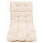 4 pièces Coussin de chaise longue 73 po x 22 po à dossier haut inclinable avec 4 attaches de fixation-910727497-910727501