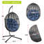 Fauteuil suspendu suspendu en osier avec coussin-1076890058