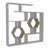 Swenson 52.7" H x 52.7" W Geometric Bookcase-345211410
