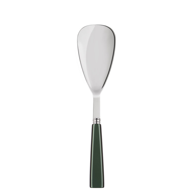 Icone Serving Spoon, Dark Green