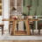 63" Dining Table For 4 With Sturdy Base-596605045