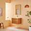 30" Wall Mounted & Floating Single Vanity With Ceramic Sink