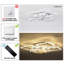 Ventilateur de plafond encastré réversible à DEL à intensité variable de 6 po avec télécommande et application Dalchand